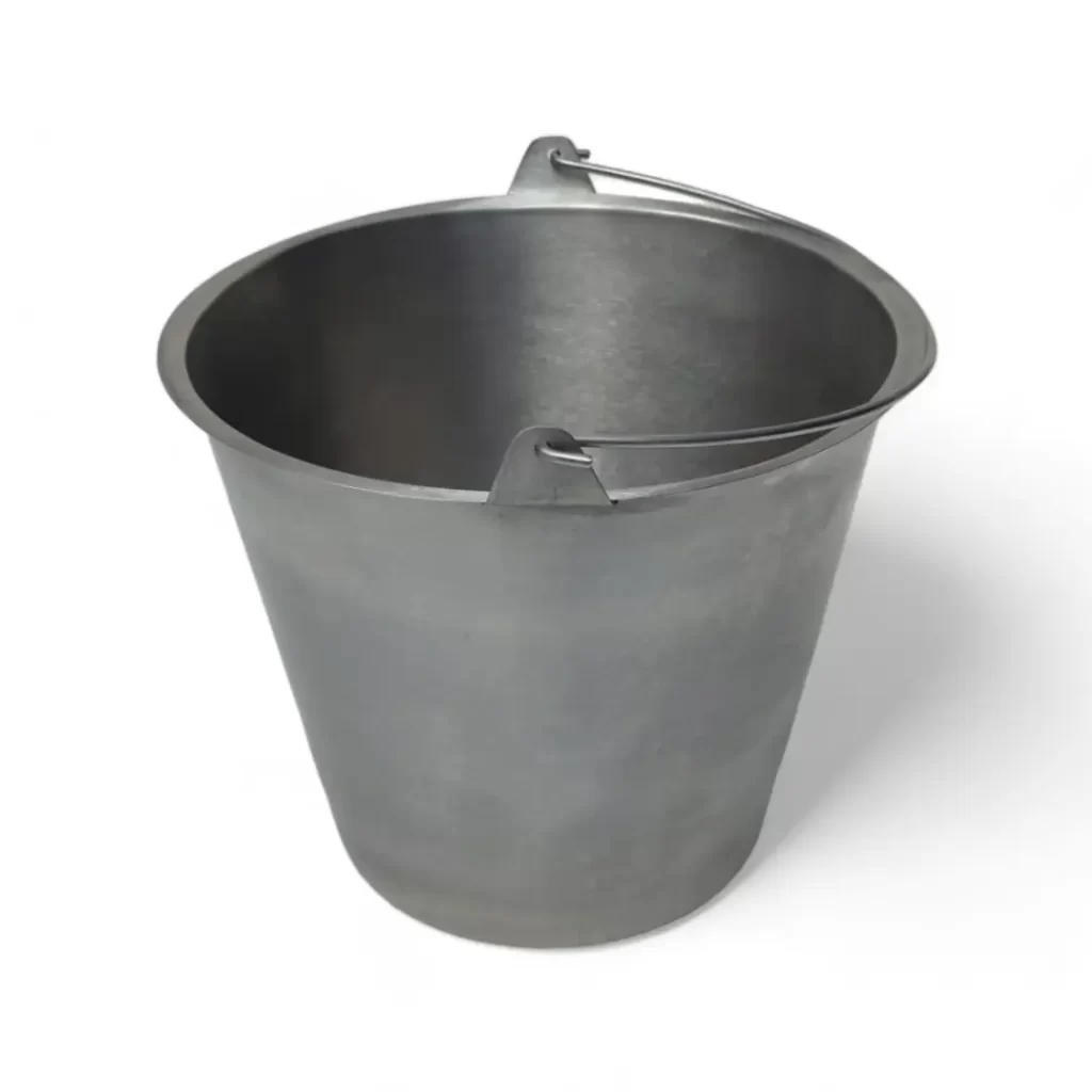Cubeta Acero Inoxidable 12 lts