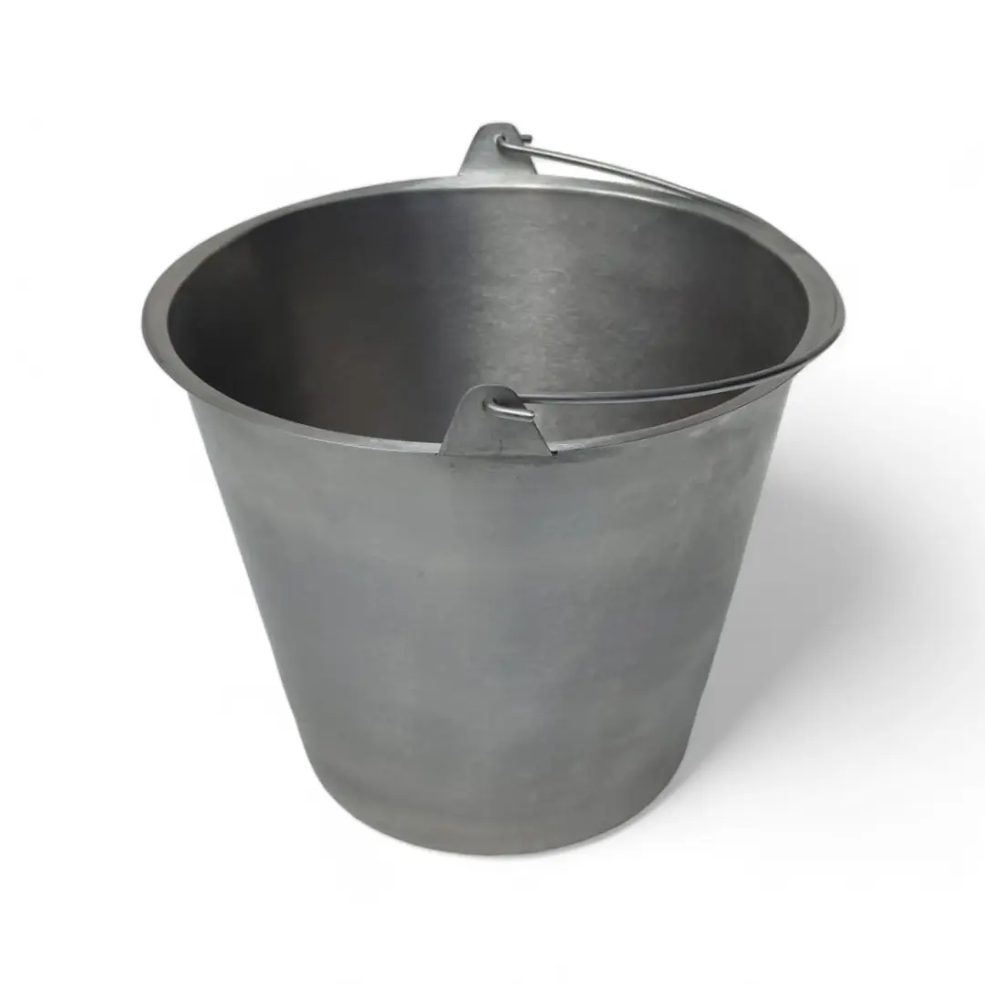 Cubeta Acero Inoxidable 12 lts